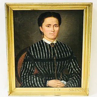 American School, 19th Century       Portrait of a Woman