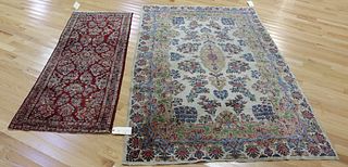 2 Antique And Finely Hand Woven Area Carpets
