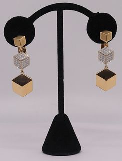 JEWELRY. Pair of Paolo Costagli 18kt Gold and