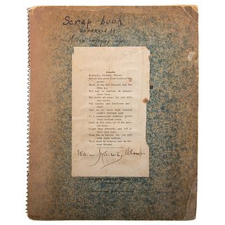Original Scrapbook Of Poet, William K. Palmer