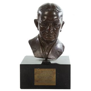 Charles Farrar, Bronze Bust Of John Barton Payne