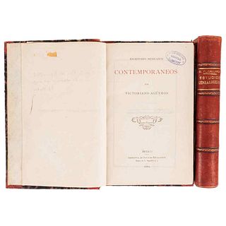 Agüeros, Victoriano y Ortega y Pérez Gallardo, Ricardo. Biographies of Writers and Genealogy of Mexican Families. México: 1880 y 21.