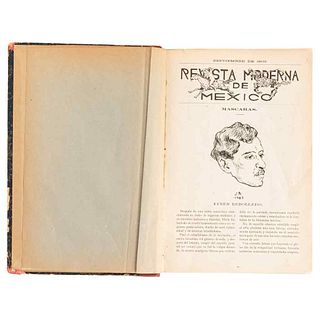 Valenzuela, Jesús E. Revista Moderna de México. México: Sep. Dic. de 1903 y En. - Ag. de1904. Ilust. de J. Ruelas y R. Montenegro.