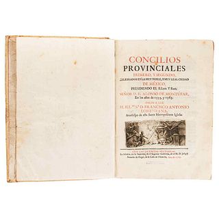 Lorenzana, Francisco Antonio. Concilios Provinciales Primero, y Segundo, Celebrados en México. México: 1769.