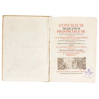 Lorenzana, Francisci Antonij A. Concilium Mexicanum Provinciale III. Mexici: Ex Typographia Bac. Jofephi Antonij de Hogal, 1770.