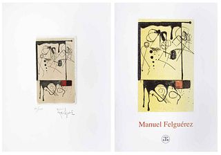 MANUEL FELGUÉREZ, Sin título, 2006, Signed, Etching 88 / 100, 3.9 x 2.3" (10 x 6 cm)