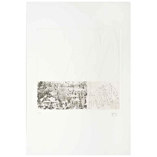 ENRIQUE JEZIK, Untitled, Signed and dated 94, Aquatint and Intaglio 28 / 50, 11.8 x 11.4" (30 x 29 cm)