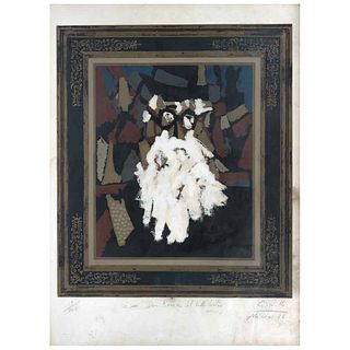 ALBERTO GIRONELLA, Don Ramón del Valle Inclán, Signed and dated 86, Serigraph 19 / 1