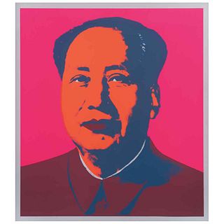ANDY WARHOL, Mao-Hot Pink, With seal on the back "Fill in your own signature", Serigraph, 33.2 x 29" (84.5 x 74 cm)