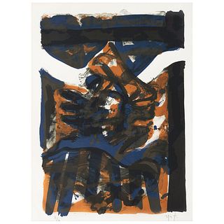 RODOLFO NIETO, Abstracción, Signed, Screenprint E / A, 23.6 x 16.1" (60 x 41 cm)