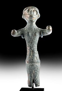 Miniature Anatolian Bronze Votive Figure