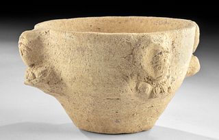 Canaanite Pottery Offering Bowl w/ Ashtoreth Busts