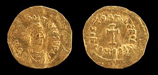 Byzantine Tiberius II Gold Tremissis - 1.4 g