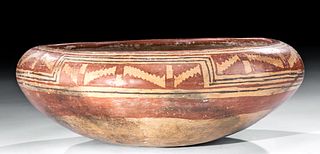 Chupicuaro Polychrome Pottery Bowl w/ Geometric Motifs