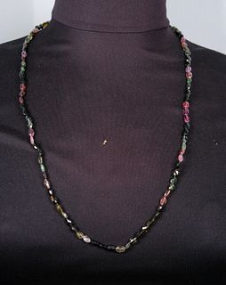 Natural Multi Color Tourmaline Necklace, 533 CTTW