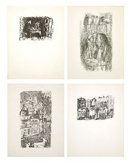 A GROUP OF 149 MISCELLANEOUS SHEETS FROM PORTFOLIOS BY ANATOLIY KAPLAN (RUSSIAN 1957-1963)