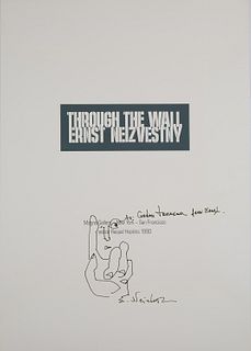 A COMPLETE AUTOGRAPH EDITION OF MAN THROUGH THE WALL. ERNST NEIZVESTNY, 1990