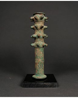 ANCIENT BRONZE SPIKED MACE HEAD