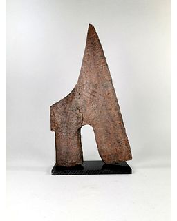 LARGE MEDIEVAL IRON AXE HEAD