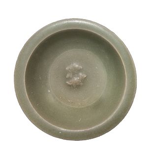 Chinese Longquan Celadon Bowl with Two Fish, Song