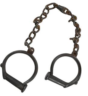 Prisoner Shackles and Chain 
