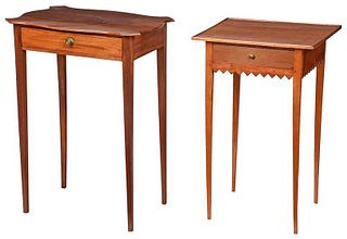Two American Federal Side Tables