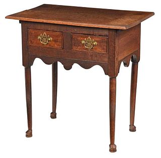 Queen Anne Oak Dressing Table