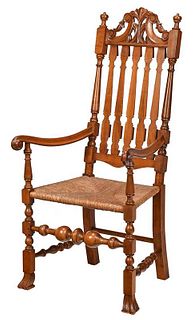 Wallace Nutting William and Mary Style Armchair