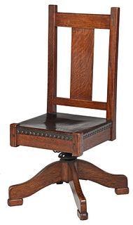 Roycroft Arts and Crafts Desk Chair