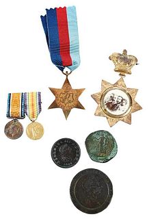 Group of Coins and Medals 