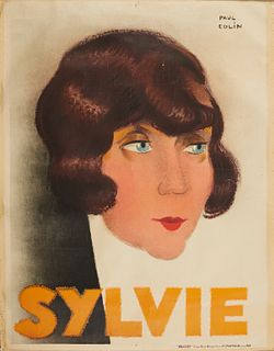Paul Colin "Sylvie" Poster Paris 1929