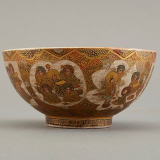 Japanese Meiji Gyokoshu Satsuma Bowl
