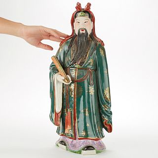 Large Chinese Republic Period Porcelain Figure wi