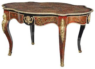 Louis XV Style Boulle Center Table