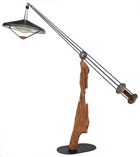 Large Driftwood Floor Lamp