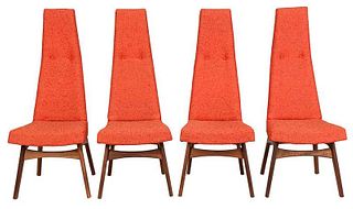 Four Adrian Pearsall Dining Chairs