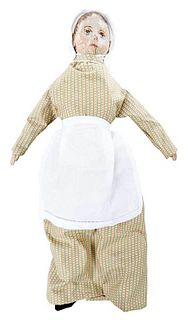 Moravian Miss Chitty Cloth Doll