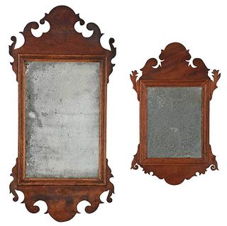 Two American Federal Mirrors, Old Surfaces