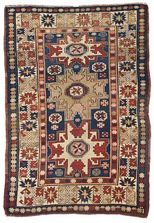 Caucasian Rug With Lazy Star