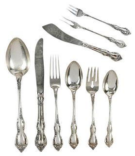 Towle Spanish Provincial Sterling Flatware, 113 Pieces