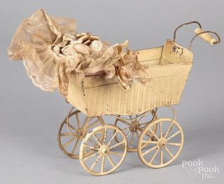 German Goso tin baby carriage