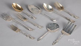 Sterling silver serving utensils, 27.8 ozt.