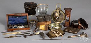 Group of early instruments and accessories