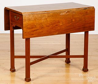 Pennsylvania or Maryland Chippendale walnut table