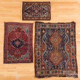 Three Oriental mats, early/mid 20th c.