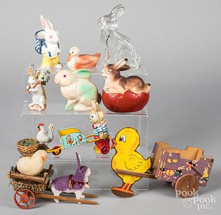 Group of Easter holiday items