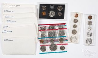 US Mint and uncirculated sets.