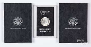 Uncirculated Carson City Morgan silver dollars