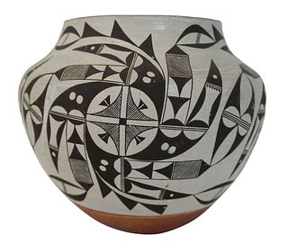 Native American Acoma Ceramic Pottery Vase