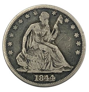 1844 Seated Liberty Half Dollar